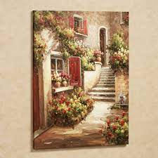 Italian wall art kitchen lovely italy graphy tuscan decor tuscany. Tuscan Flowers Canvas Wall Art