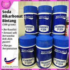 Dalam ekologi air tawar, aktivitas fotosintesis yang kuat oleh tanaman air tawar di siang hari melepaskan gas oksigen ke dalam air dan pada saat bersamaan menghasilkan ion bikarbonat. Ready Stock Soda Penaik Soda Bikarbonat Bicarbonate Baking Soda Bintang 100 Gm Membuat Kek Dan Pastri Shopee Malaysia