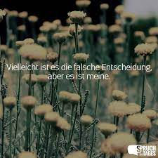 Vielleicht Ist Es Die Falsche Entscheidung Aber Es Ist Meine