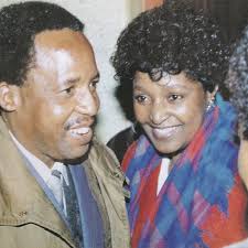 𝘬𝘪𝘯. 1) Chris Hani and Winnie Madikizela-Mandela Lusaka in the 1980s  photog- Rashid Lombard 2) 🎧 “Remembering Chris Hani” Frank B. Wilderson,  III in conversation with @imixwhatilike , Todd Burroughs, Dr. Hate