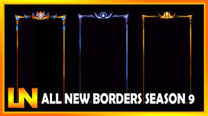 The inaugural season was in 2010. New Borders Emblems Season 9 Lol S9 League Of Legends 2020 Youtube