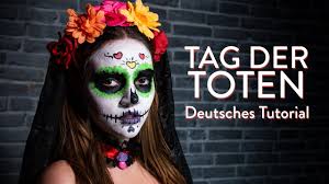 Weitere ideen zu tag der toten, halloween, karneval. Sugar Skull Schminken Make Up Tutorial Fasching Karneval Halloween Youtube