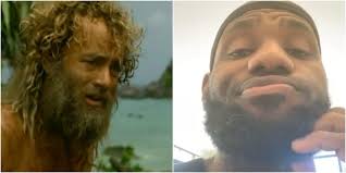 Independence, ohio — with sweat streaking down his face and into his bushy beard, lebron james was not in a playful mood following practice. Lebron James Coronavirus Isolation I Look Like Tom Hanks In Cast Away Insider