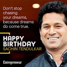 Sachin Tendulkar birthday wishes images