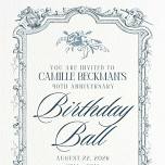 Camille Beckman 40th Anniversary Birthday Ball