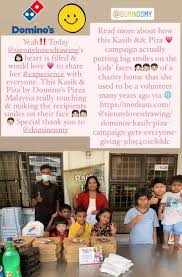 Domino S Kasih Piza Campaign Gets Everyone Giving Recipe For Mom Fun Activities Kids Parenting