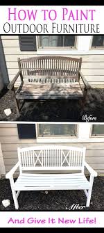Furniture Makeovers Painted Outdoor Furniture Outdoor Wood Furniture Painting Outdoor Wood Furniture