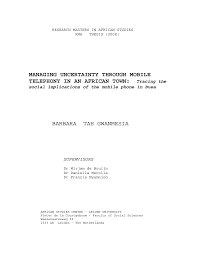 Thesis Barbara Gwanmesia