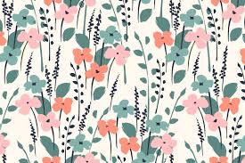 Png flower crown watercolor clipart lotus pink. Cute Flowers 10 Floral Abstract Seamless Patterns Design Cuts