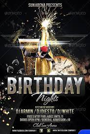 How big is a flyer for a birthday party? 20 Beautifully Designed Psd Birthday Party Flyer Templates Party Flyer Flyer Template Birthday Design