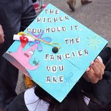 61 Funny Spongebob Graduation Caps That Are 110 Relatable Spongebob Graduation Cap College Grad Cap Ideas Graduation Cap Decoration