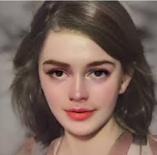 What celebrity does this AI-generated character resemble?