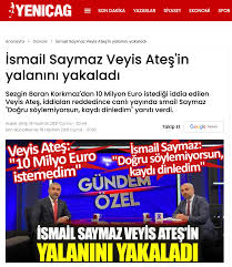 Sözcü gazetesi yazarı i̇smail saymaz, habertürk programcısı veyis ateş'le yaptığı görüşmeyi anlattı. Xxretcgwtndmem