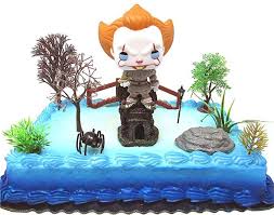 It Pennywise The Clown Birthday Cake Topper Set Featuring Pennywise And Decorative Themed Accessor Birthday Cake Toppers Themed Accessories Pennywise The Clown