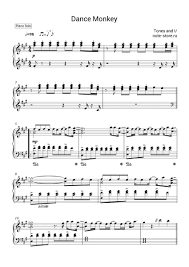 Ich suche klaviernoten zum ausdrucken. Tones And I Dance Monkey Noty Dlya Fortepiano Pdf Klavier Solo Sheet Music Piano Sheet Music Piano Sheet Music Free