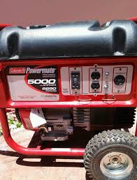 Coleman Powermate 6250 10 Hp Generator 5000 Watts Coleman Generation Hurricane Season