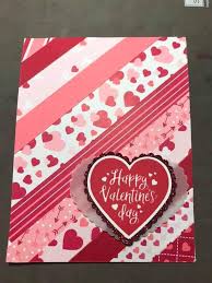 Overlapped hearts art valentine's card 6. Pin By Jolanda Van Den Brink On Card Club Valentine Cards Handmade Valentines Cards Card Making Stamp