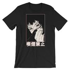 Smoker Short Sleeve Unisex T Shirt Trashy Waifu Anime Manga Shirts Shirts Anime Aesthetic Shirts Shirt Design Inspiration Tee Shirt Designs