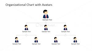 3 Levels Org Chart Powerpoint Slide Design Slidemodel