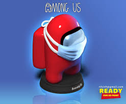 3d Print Model Among Us Statue Cgtrader