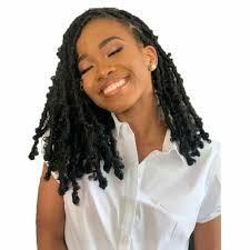 Some great haircuts for round faces take advantage of the face's natural curve. Butterfly Locs Crochet Hair Bob Pre Looped Distressed Hair Soft Locs Braids 6pcs Ebay