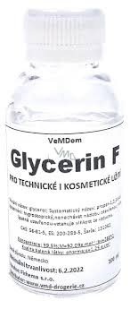 VeMDom Glycerin F, Glycerol, Pharma quality, vegetable pure anhydrous oil  99,5% 100 ml - VMD parfumerie - drogerie