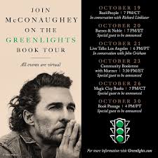 Ben affleck, matthew mcconaughey and more reunite for dazed and confused livestream. Matthew Mcconaughey Goin On Tour Let S Get Lit Greenlightsbook Greenlights Com Facebook