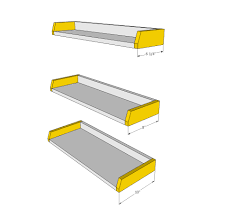 You'll love our step by step plans with diagrams. Over The Toilet Storage Leaning Bathroom Ladder Ana White