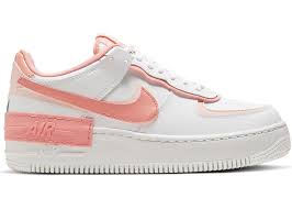Nike Air Force 1 Shadow White Coral Pink W Nike Shoes Air Force Nike Air Shoes Nike Air Force