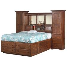 Aico michael amini state street 3pc california king metal canopy bedroom set in glossy white. Trail Wall Unit Shipshewana Furniture Co Bed Furniture Design Bedroom Wall Units King Size Storage Bed