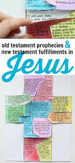 Old Testament Prophecies And New Testament Fulfillments In Jesus Faith Bible Lessons Bible Activities Bible Crafts