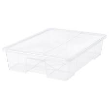 Cassetti impilabili / 10 pcs plastica scatole a cassetti impilabili spessa per. Samla Contenitore Con Coperchio Trasparente Ikea Svizzera