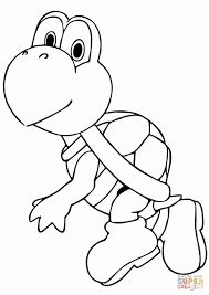 You can use our amazing online tool to color and edit the following goomba coloring pages. Koopa Troopa Coloring Pages To Print Ferrisquinlanjamal