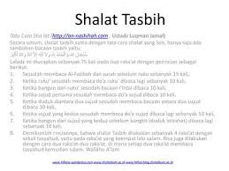 Berikut adalah bacaan doa sholat taubat. Niat Dan Tata Cara Shalat Tasbih Menata Rapi