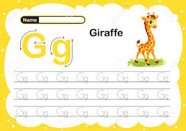 Creative bloq is supported by its audience. Colorful Letter G Uppercase And Lowercase Alphabet G Tracing And Writing Daily Printable A4 Practice Worksheet With Cute Cartoon Animals Vector Illustration Exercise For Kids Royalty Free Cliparts Vectors And Stock