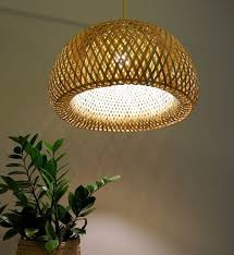 Bamboo Pendant Light Boho Style Handwoven Light Pendant Etsy In 2021 Bamboo Pendant Light Ceiling Pendant Lights Rattan Light Fixture