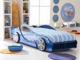Moon luxury car bed includes a remote control for led lights and sound effects, also has an upholstered headboard with interior padding. 25 Racing Car Beds For Children Rooms