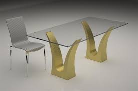 By matthew burak, founder, tablelegs.com dining tables are humble, hardworking home furnishings. Modern Glass Top Coffee And Dining Tables With Colored Bases Digsdigs