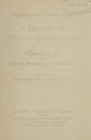 A history of Telugu literature