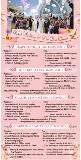 Aplikasi membuat brosur online canva memudahkan anda untuk membuat brosur terbaik. Brosur Harga Paket Wedding Dan Kursus Makeup Dini Bridal Salon Beauty Course Bridestory