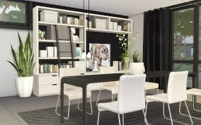 Villa Sims 4 Salle A Manger Design Salle A Manger Design Maison Sims Meuble Salle A Manger
