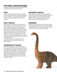 · contains a detailed section. Making Wooden Dinosaur Toys And Puzzles Jurassic Giants To Make And Play With Fox Chapel Publishing 36 Puzzle Toy Patterns For T Rex Brontosaurus Ichthyosaur Stegosaurus Triceratops And More Judy Peterson 9781565238909