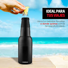 Enfriador de Cerveza para Botellas y Latas con destapador Redlemon