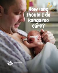 Skin-to-skin contact, or Kangaroo Care, is one of the most powerful ways to  support your baby’s development, especially for preemies and NICU babies.⁠,  ⁠, 💜 How long should you do it?⁠, 🔹 At least 1 ...