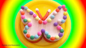 Oyun Hamuru Ile Kelebek Pasta Yapimi Who Made The Play Dough Pinterest
