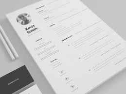 Professionally designed, easy to edit template package for the job seeker who wants to leave an unforgettable impression. Free Clean Minimal Resume Template On Behance