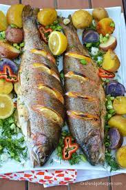 Whole Baked Trout Whole Trout Recipes Baked Trout Whole Fish Recipes
