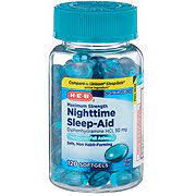 H E B Nighttime Sleep Aid 25 Mg Tablets Shop Sleep Snoring Aids At H E B