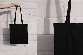 Download Black Tote Bag Mock Up Black Tote Bag Tote Bag Black Tote