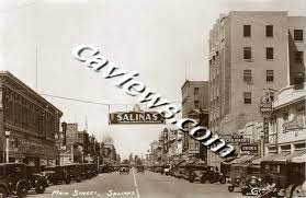 Salinas Street 1929 California Views Historical Photo Collection